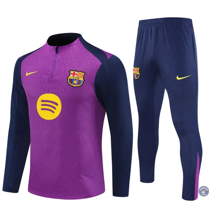 Survêtement d'entraînement demi-zip - Barcelone 2025/2026 - Violet/Bleu — visuel 2 sur 3