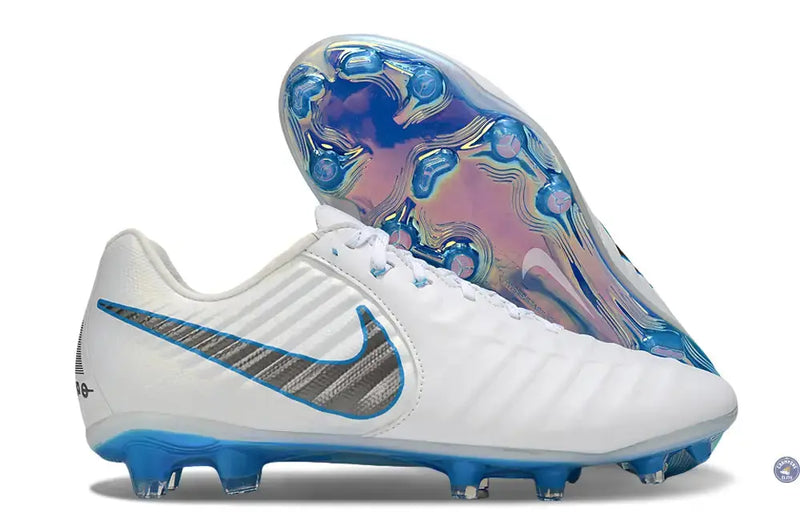 Tiempo 9 FG - Blanc/Bleu — visuel 1 sur 4