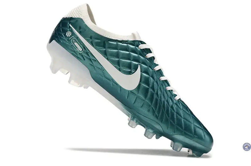 Tiempo Legend 10 Elite FG Emerald - Turquoise/Blanc Cassé — visuel 4 sur 4