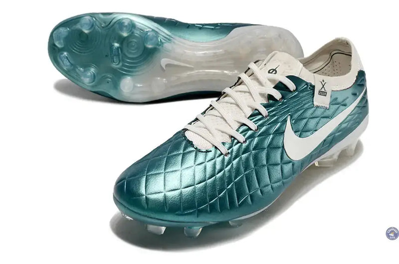 Tiempo Legend 10 Elite FG Emerald - Turquoise/Blanc Cassé — visuel 2 sur 4