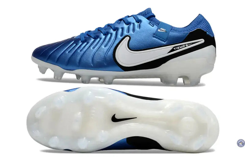 Tiempo Legend 10 Elite FG Mad Ambition - Bleu/Blanc — visuel 3 sur 4