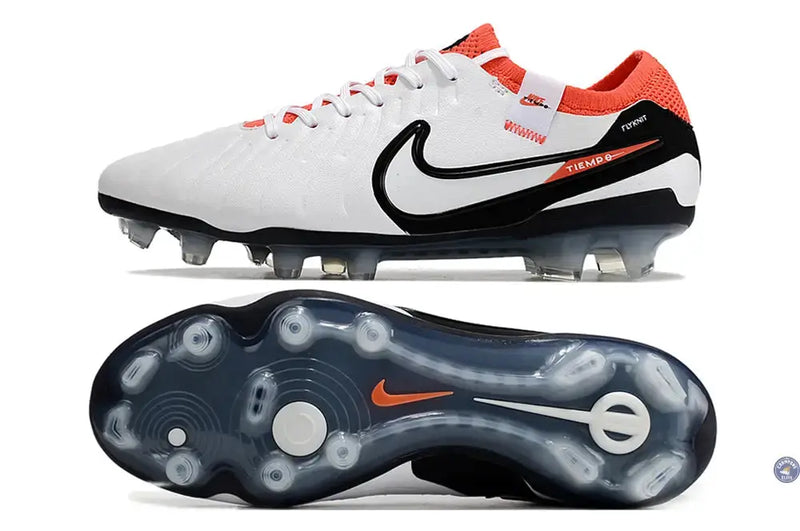 Tiempo Legend 10 Elite FG Ready - Blanc/Noir/Rouge — visuel 3 sur 4
