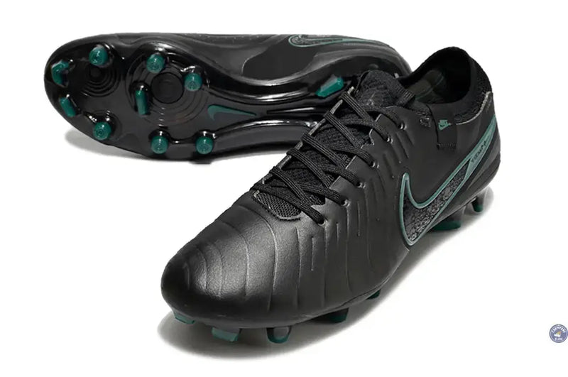 Tiempo Legend 10 Elite FG Shadow - Noir/Vert — visuel 2 sur 4
