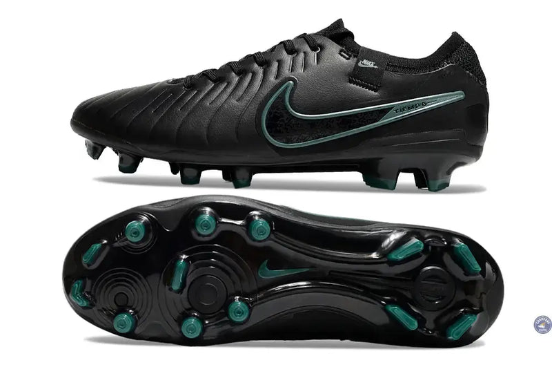 Tiempo Legend 10 Elite FG Shadow - Noir/Vert — visuel 3 sur 4