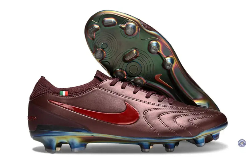 Tiempo Legend 10 Elite Luxe FG Montebelluna Leather Port Wine - Bordeaux/Rouge — visuel 1 sur 4