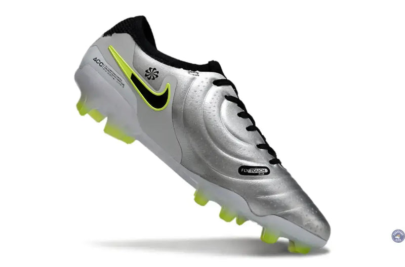 Tiempo Legend 10 Pro FG Mad Voltage - Argenté/Noir/Jaune Fluo — visuel 4 sur 4
