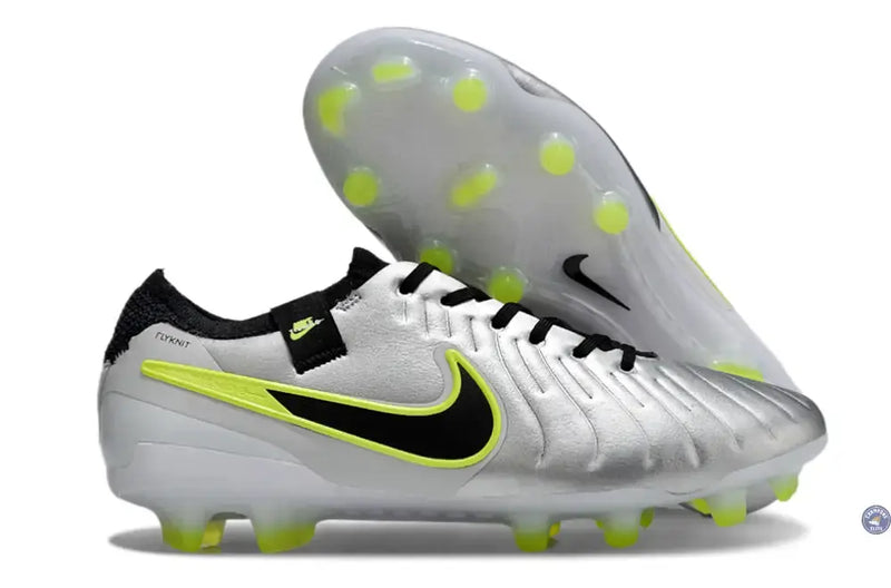 Tiempo Legend 10 Pro FG Mad Voltage - Argenté/Noir/Jaune Fluo — visuel 1 sur 4