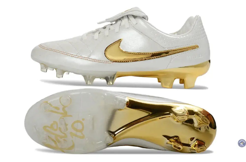 Tiempo Legend R10 Touch of Gold - Blanc/OR — visuel 3 sur 4