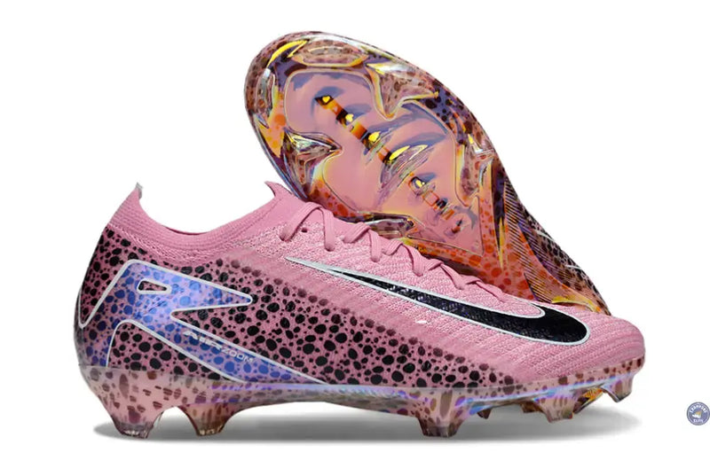 Vapor 16 Nike By You FG - Rose Motif Noir — visuel 1 sur 4