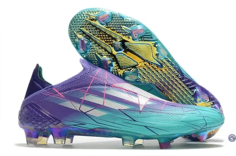 X Speedflow + FG Champions Code - Violet/Argenté/Turquoise — visuel 2 sur 4