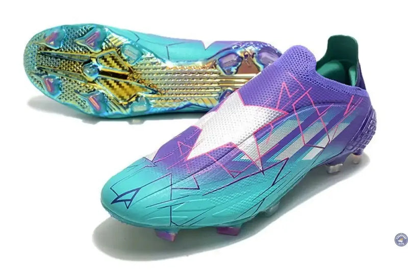 X Speedflow + FG Champions Code - Violet/Argenté/Turquoise — visuel 1 sur 4